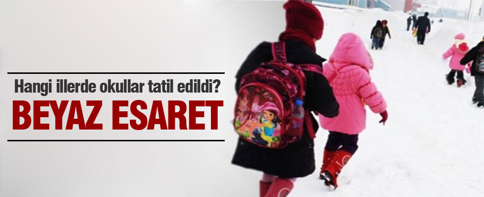 20 İlde Eğitime Kar Engeli