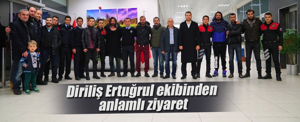 Diriliş Ertuğrul ekibinden anlamlı ziyaret