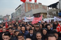 TURGAY ALPMAN - Iğdır'da 'Şehide Saygı, Teröre Tepki' Yürüyüşü