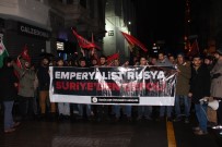 RUSYA KONSOLOSLUĞU - İstanbul Ve Ankara'da 'Halep' Protestosu