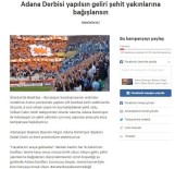 VODAFONE ARENA - Şehit Yakınları İçin Adana Derbisi Yapılsın Kampanyası