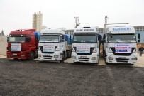 YARDIM KONVOYU - Halep'e 4 TIR insani yardım