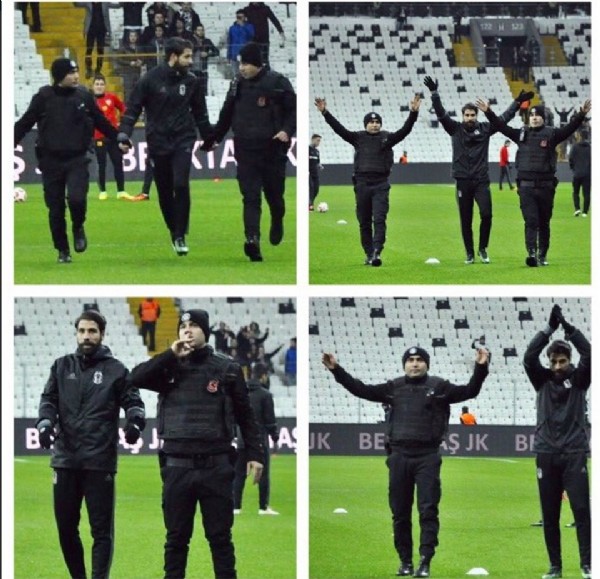 Olcay Şahan çevik kuvvet polisine üçlü çektirdi