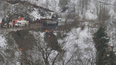 Giresun'da korkunç kaza: 2 ölü, 1 ağır yaralı