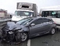 ÖĞRENCİ SERVİSİ - Rize’de 20 aracın karıştığı zincirleme trafik kazası: 8 yaralı
