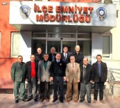 LOKANTACILAR ODASI - Salihli'de Oda Başkanlarından Emniyete Ziyaret