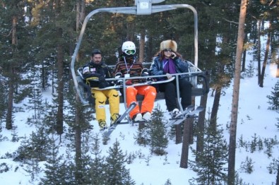 Sarıkamış Kayak Tesisleri Hafta Sonu Misafirlerini Bekliyor