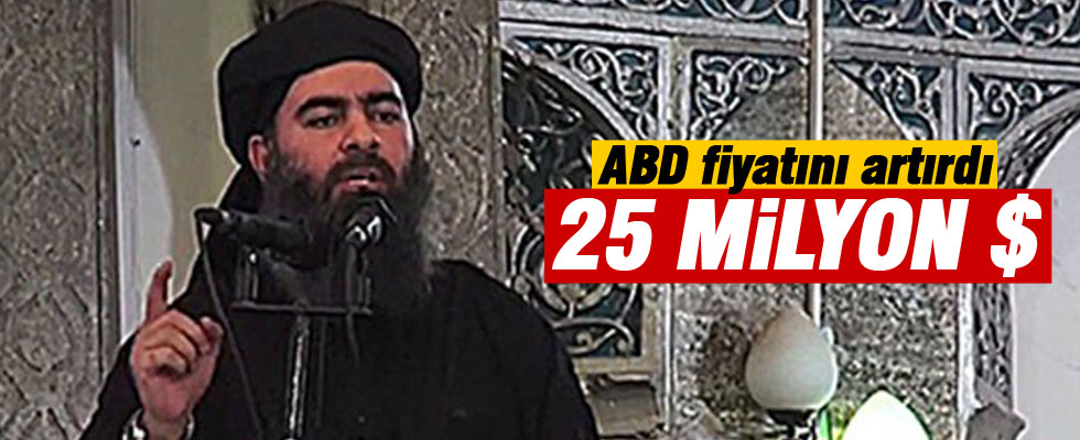 ABD el-Bağdadi'nin başına koyduğu ödülü artırdı