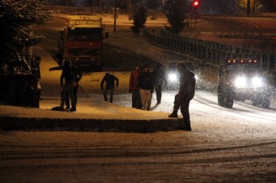 Karabük'te Kar Yağışı Hayatı Olumsuz Etkiliyor