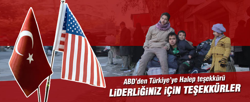 ABD'den Türkiye'ye: Liderliğiniz için teşekkürler