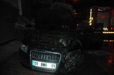 Adana'da Park Halindeki 1 Araç Kundaklandı