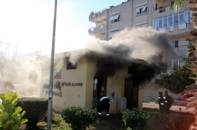 Antalya'da Trafo Yangını