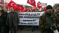 EMEKLİ POLİS - Emekli Özel Harekatçılar Şehitler Tepesi'nde Teröre Lanet Yağdırdı