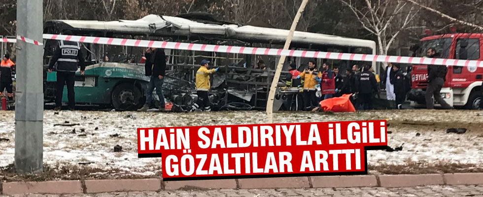 Kayseri'deki saldırıyla ilgili gözaltı