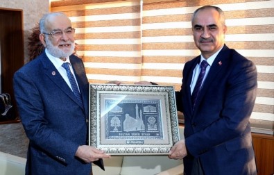 SP Genel Başkanı Karamollaoğlu'ndan, Belediye Başkanı Aydın'a Ziyaret