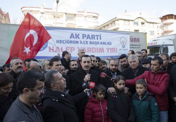 Keçiören'den Halep'e 5 TIR