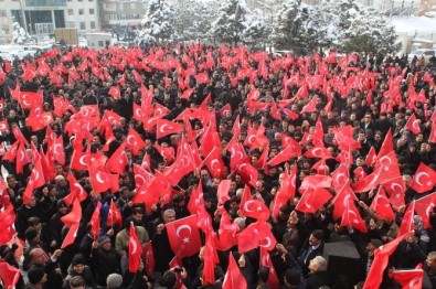 Hakkari'de 'Teröre Lanet' Mitingi