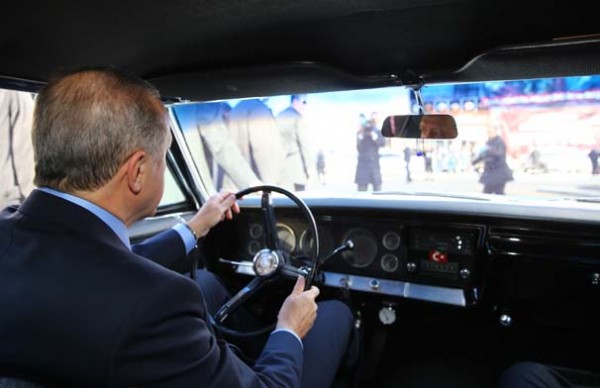 Erdoğan direksiyon başında
