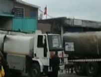 PATLAMA ANI - Büyükçekmece'de akaryakıt tankerinde patlama!