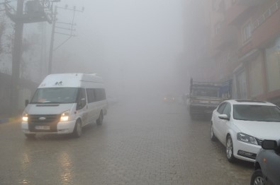Şırnak'ta Sis Nedeniyle Görüş Mesafesi 5 Metreye Düştü
