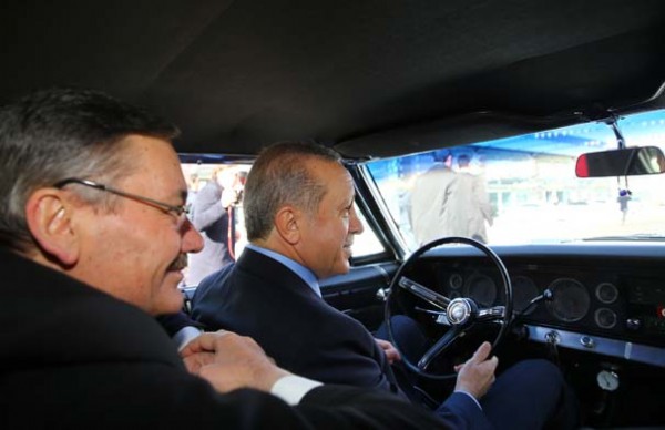 Erdoğan direksiyon başında