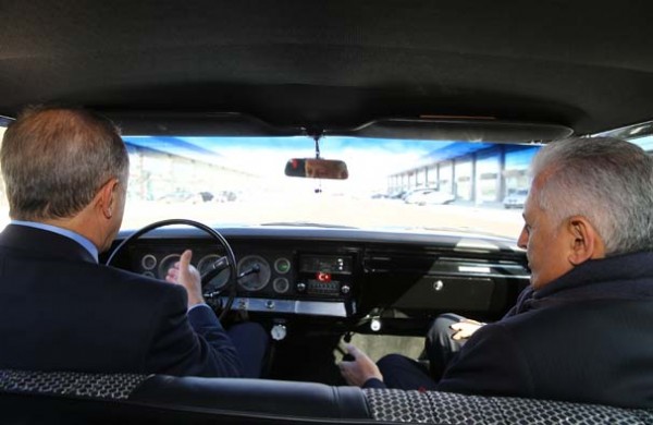 Erdoğan direksiyon başında