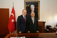 HAYRETTIN BALCıOĞLU - Başkan Gürlesin'den Yeni Kaymakam Balcıoğlu'na Hayırlı Olsun Ziyareti
