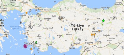 Ege'de korkutan deprem