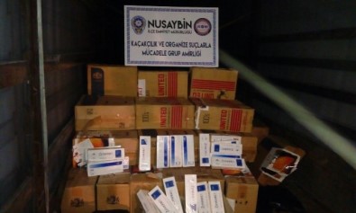 Nusaybin'de 514 Bin TL'lik Kaçak Sigara Ele Geçirildi