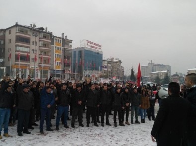 'Teröre Lanet Türk Polisine Destek' Yürüyüşü Düzenlendi