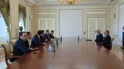 Bakan Zeybekci Aliyev'le Görüştü