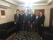 DIN BIR SEN - Din Bir-Sen Başkanı Özdemir, Aydın'da Ziyaretlerde Bulundu