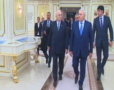 Meclis Başkanı Kahraman, Azeri Mevkidaşıyla Buluştu