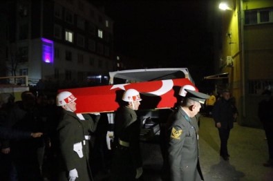 Şehidin naaşı Kırklareli'ne ulaştı