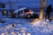 Tavşanlı'da Hasta Taşıyan Ambulans Kaza Yaptı Açıklaması 5 Yaralı
