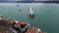 KIYI EMNİYETİ - Yeniköy'de Gemiyi Kurtarma Çalışmaları Havadan Görüntülendi