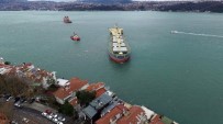 KIYI EMNİYETİ - Yeniköy'de Karaya Oturan Gemiyi Kurtarma Çalışmaları Havadan Görüntülendi