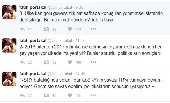 Başbakan Yıldırım'ın konuşmaları Fatih Portakal'ı rahatsız etti