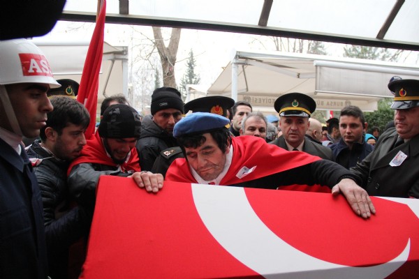 Fırat Kalkanı şehitlerine veda