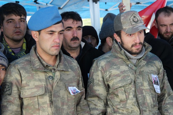 Fırat Kalkanı şehitlerine veda