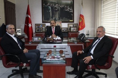 AK Partili Şahin'den MESOB Başkanı Keskin'e Ziyaret