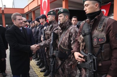 Başbakan Yardımcısı Nurettin Canikli'den Giresun Çevik Kuvvet Şubesi'ne Ziyaret