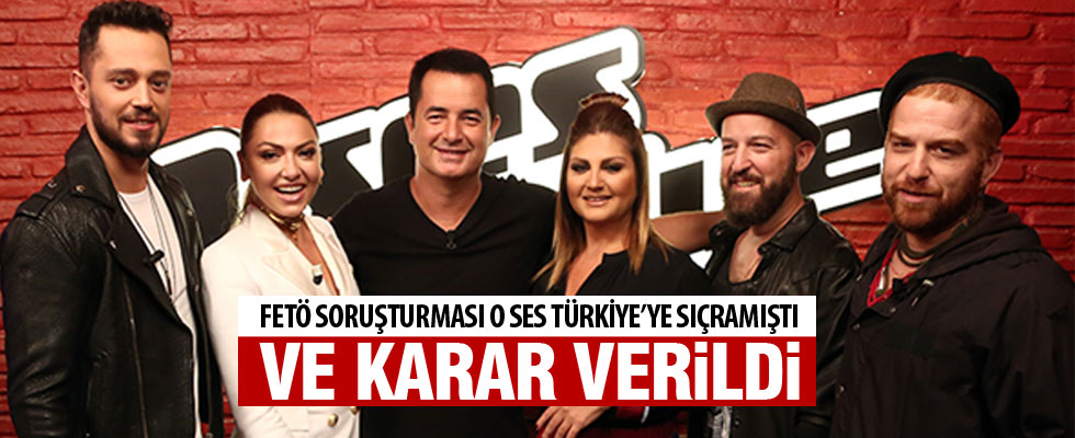 O Ses Türkiye yarışmacısı, görevine iade edildi