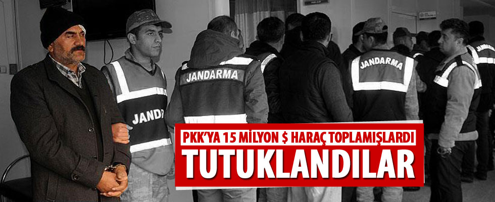 PKK için haraç topluyorlardı... Yakayı ele verdiler