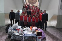 MURAT ORHAN - Öğrencilerden Halep'e Gıda Ve Giyim Yardımı