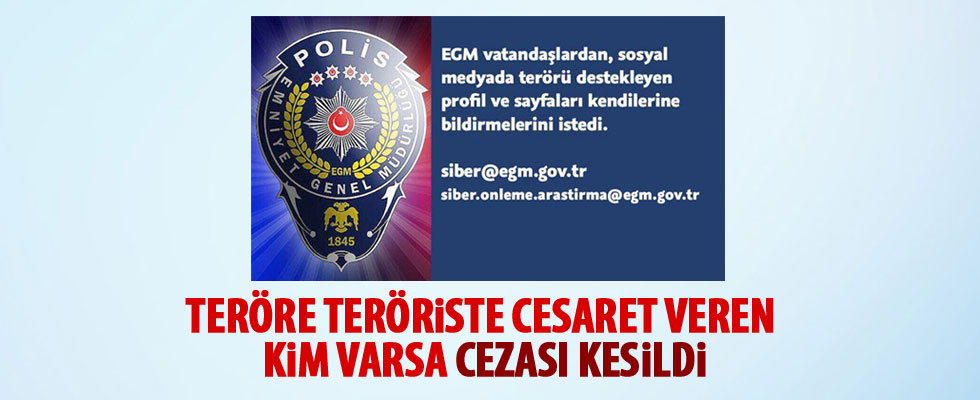 Sosyal medyada terör operasyonu