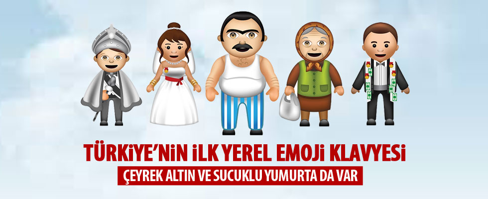 Türk kullanıcılara özel emoji klavye