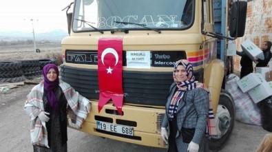 AK Partili Kadınlardan Halep'e Yardım