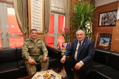 Bolu Tugay Komutanı'ndan Başkan Yılmaz'a Ziyaret