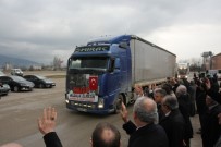 RECEP ALTEPE - Bursa'dan Halep'e 40 TIR Yardım